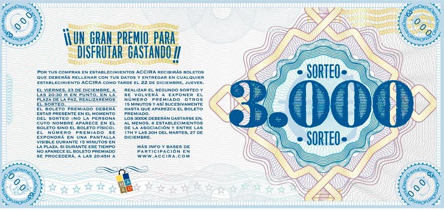 sorteo 3.000 euros accira