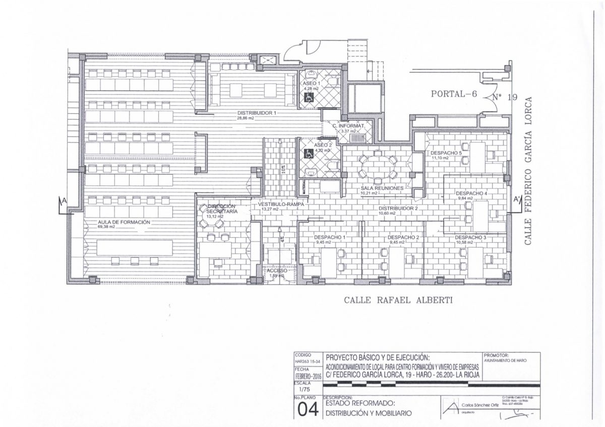 Las obras del vivero de empresas, en la recta final 1