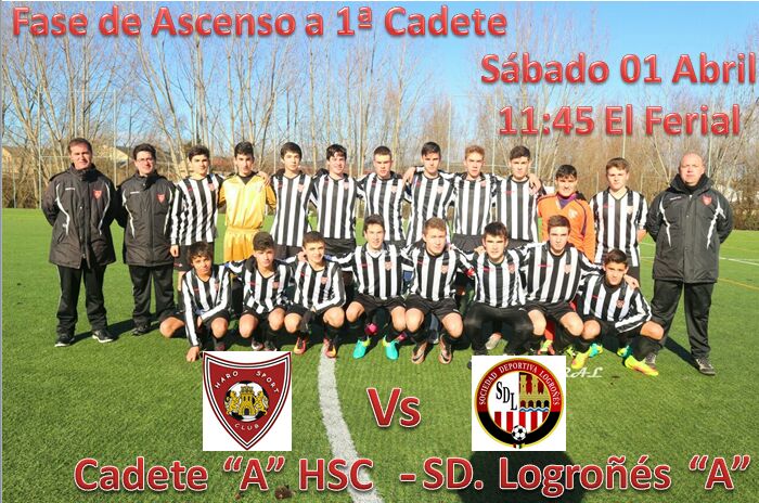 El Cadete A del Haro Sport Club luchará por la primera plaza de su grupo de ascenso 1