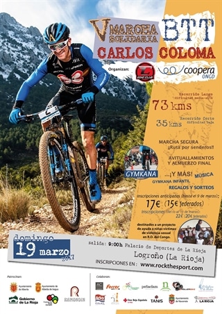 Este domingo 19 de marzo, nueva Marcha Solidaria BTT Carlos Coloma 1