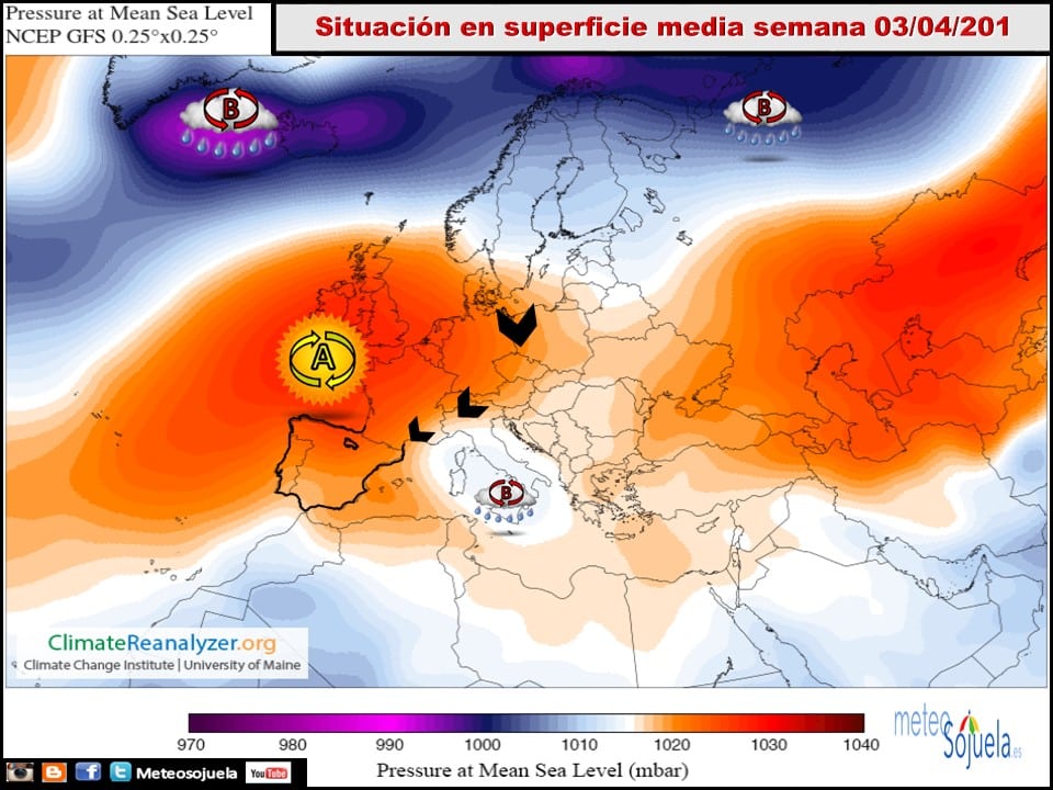 Semana estable y anticiclónica 1