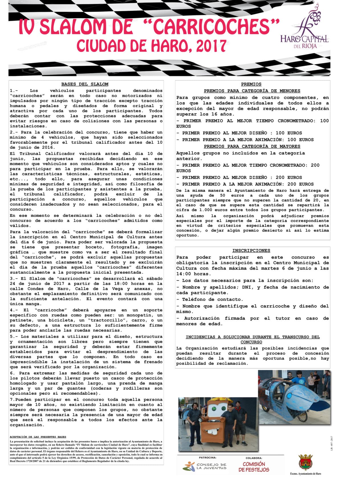 Abiertas las inscripciones para el cuarto Slalom de Carricoches Ciudad de Haro 5