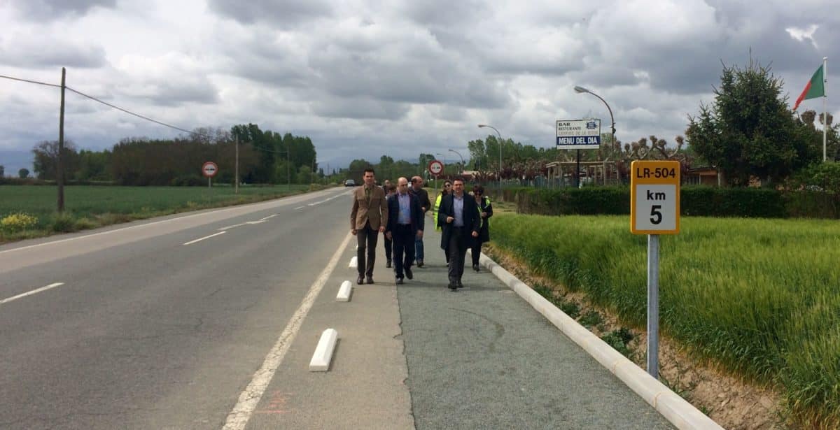 Mejora de la seguridad vial en el paseo entre Castañares de Rioja y Casalarreina 1