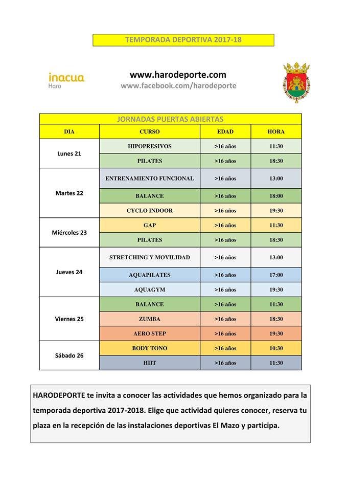 Jornadas de puertas abiertas en las instalaciones deportivas de El Mazo 1