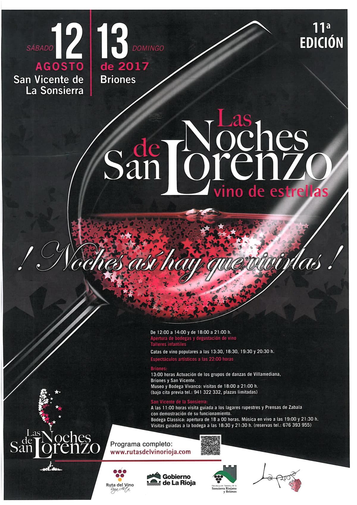 San Vicente de la Sonsierra y Briones acogerán una nueva edición de Las Noches de San Lorenzo 1