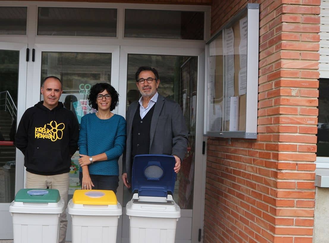 Nuevos contenedores de reciclaje para los centros escolares de Haro 1