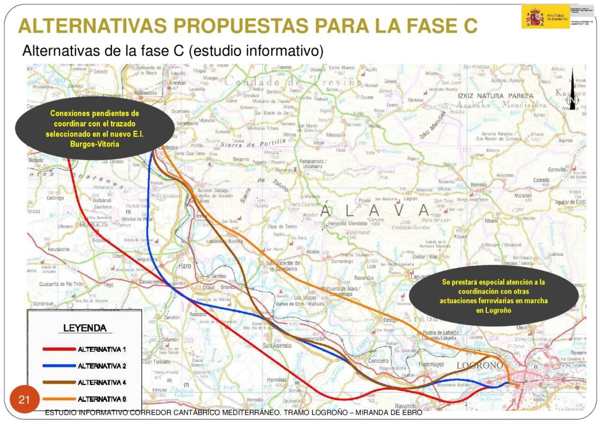 El nuevo tramo ferroviario conectará Logroño y Miranda en 20 minutos 21
