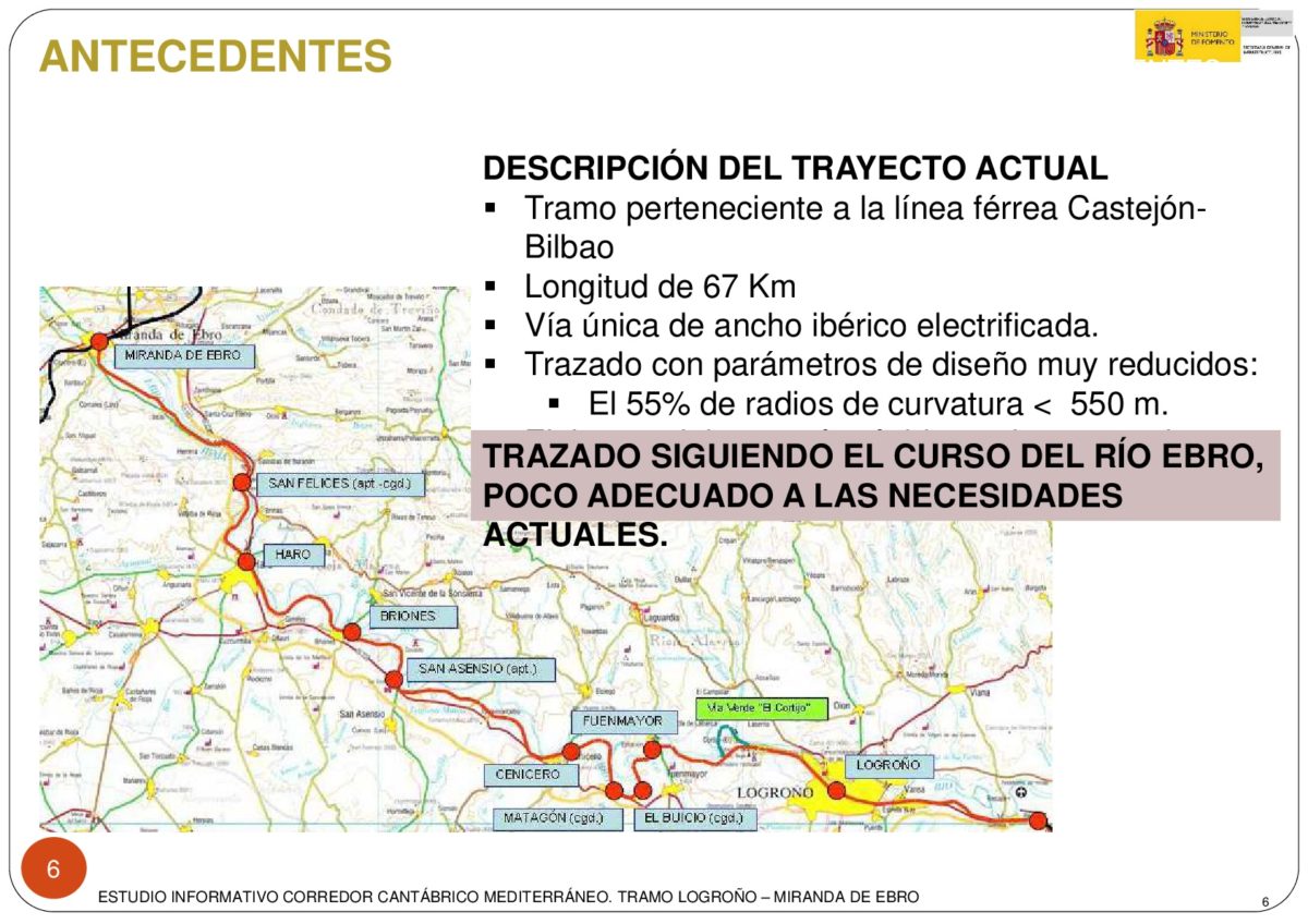 El nuevo tramo ferroviario conectará Logroño y Miranda en 20 minutos 6