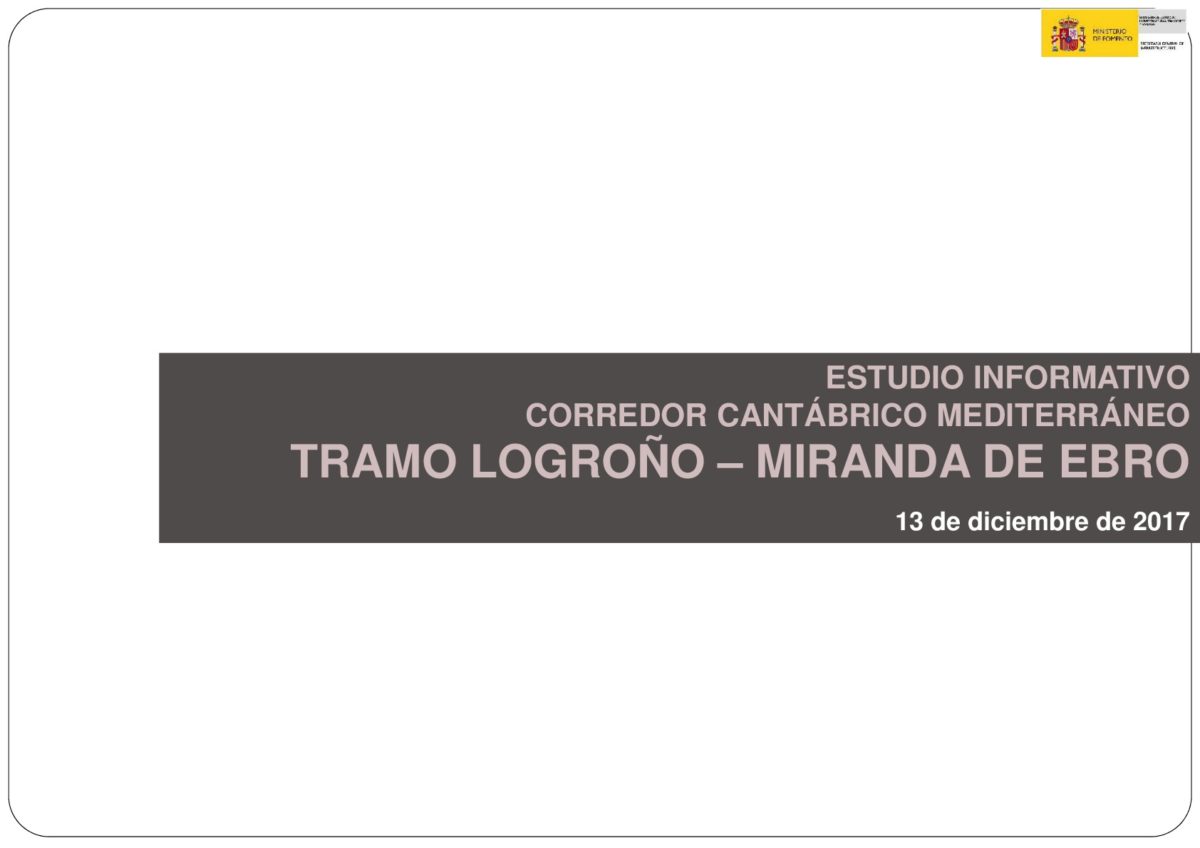 El nuevo tramo ferroviario conectará Logroño y Miranda en 20 minutos 1
