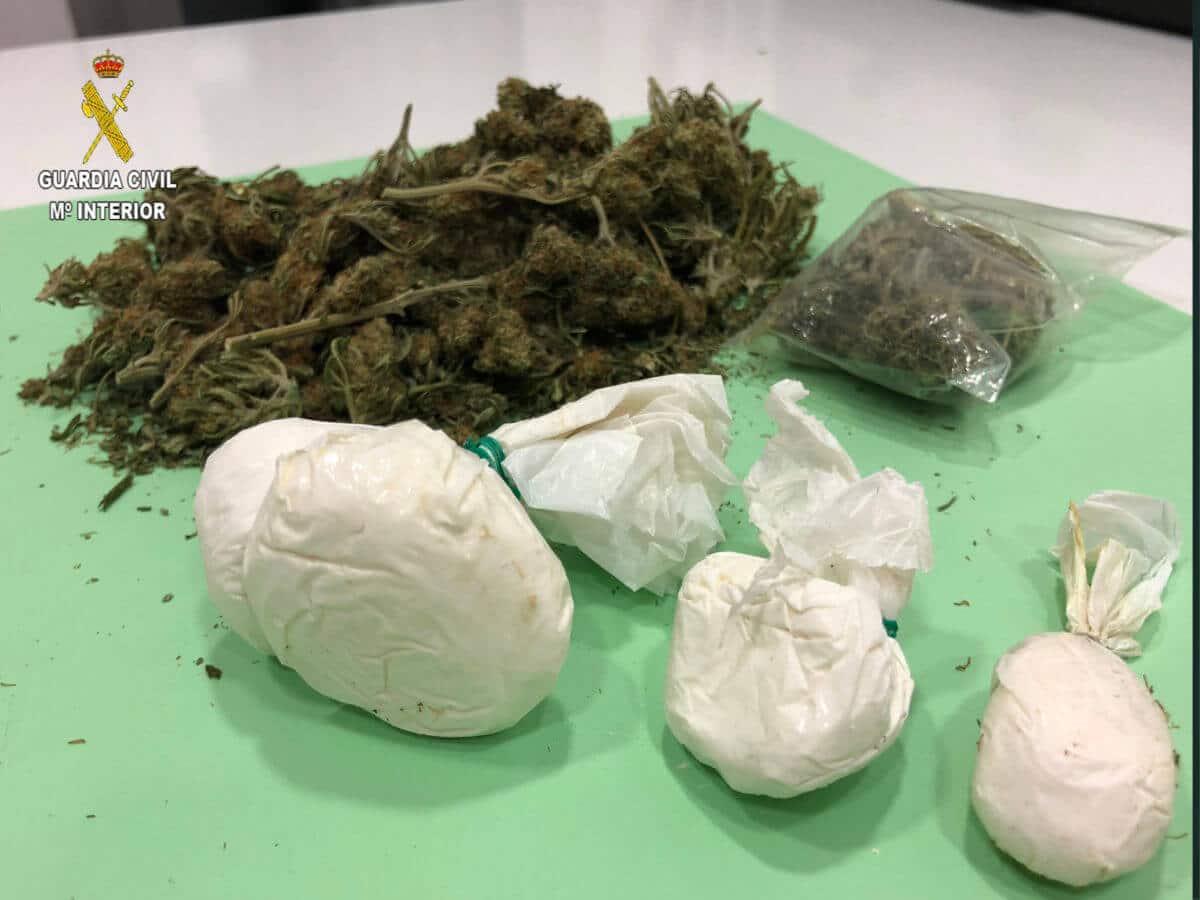 La Guardia Civil detiene en Entrena a una persona por tráfico de drogas 1