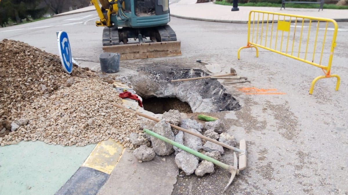 Localizada una importante fuga de agua en Casalarreina 1