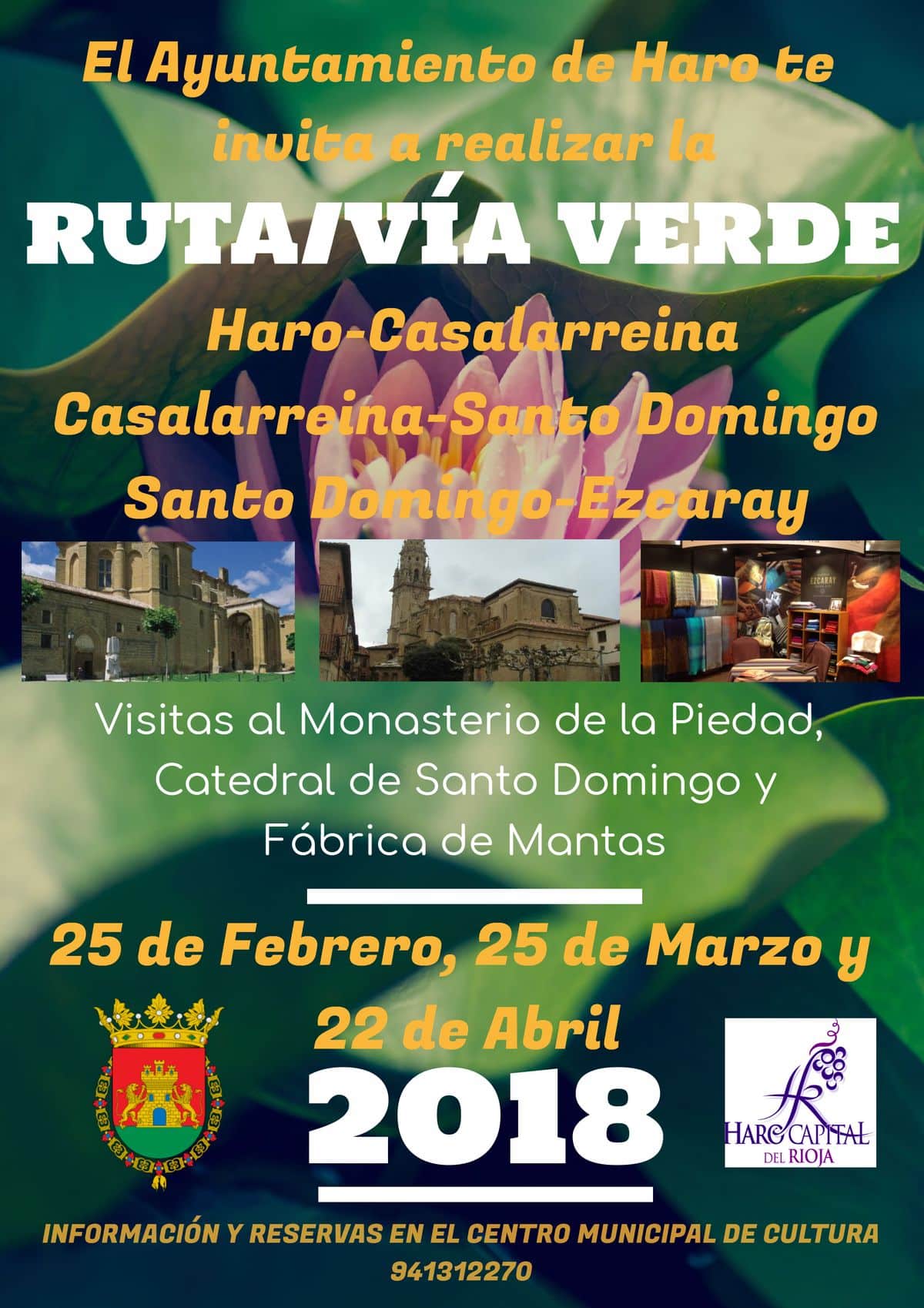 Los participantes de la Ruta-Vía Verde visitarán este domingo el Monasterio de la Piedad de Casalarreina 1