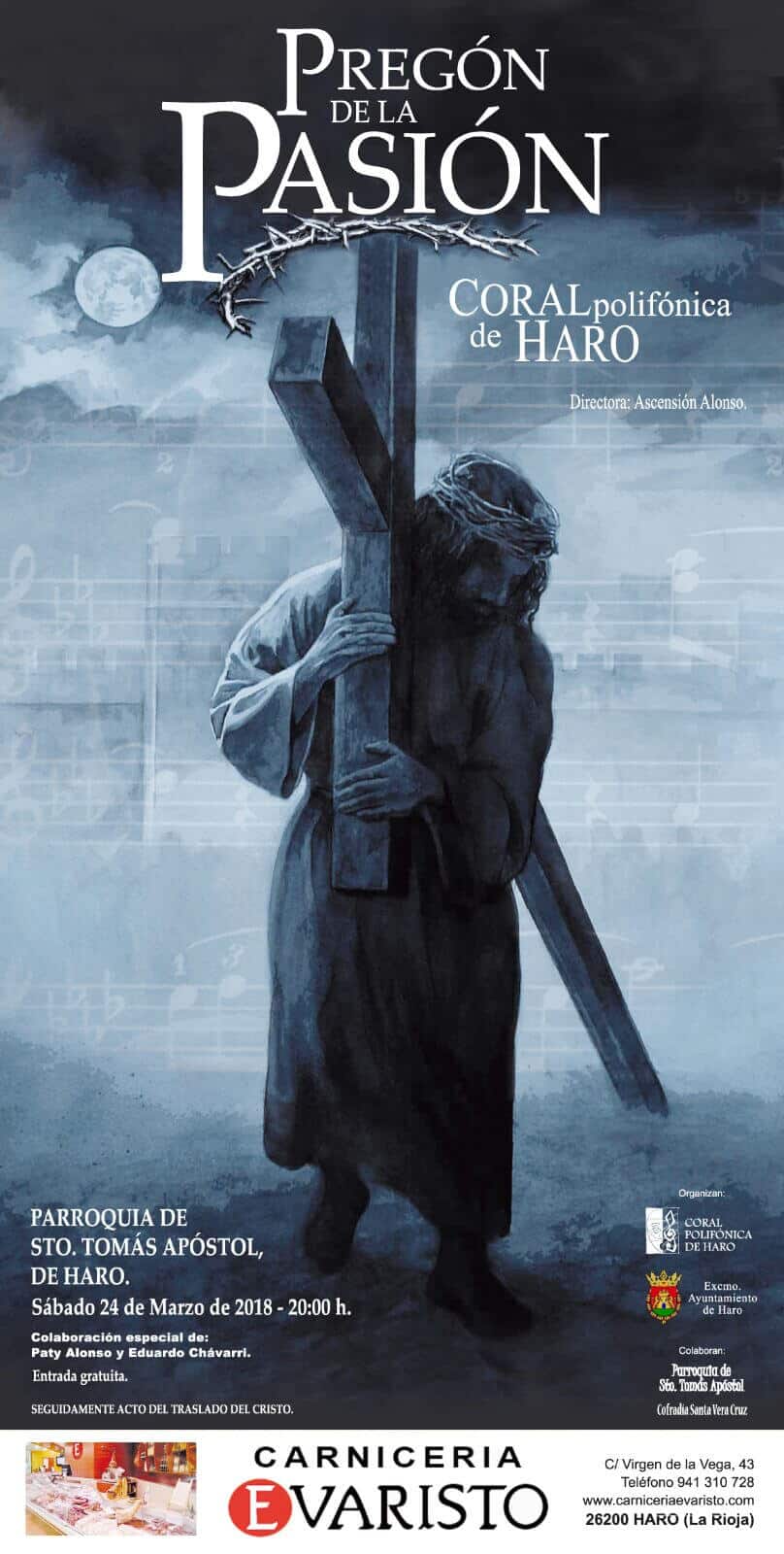 La bendición del nuevo paso marca el inicio de los actos de la Semana Santa en Haro 1