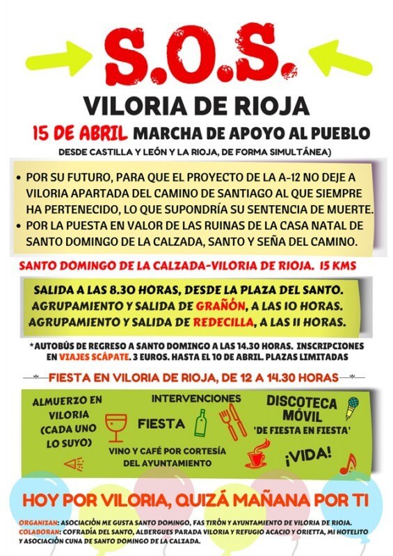 Santo Domingo de la Calzada se vuelca con Viloria de Rioja 1