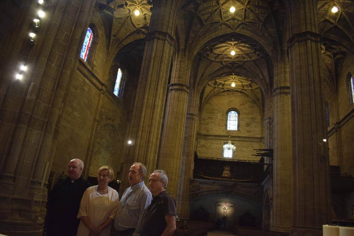 En marcha el proyecto de la nueva iluminación interior de la Parroquia de Santo Tomás de Haro 1
