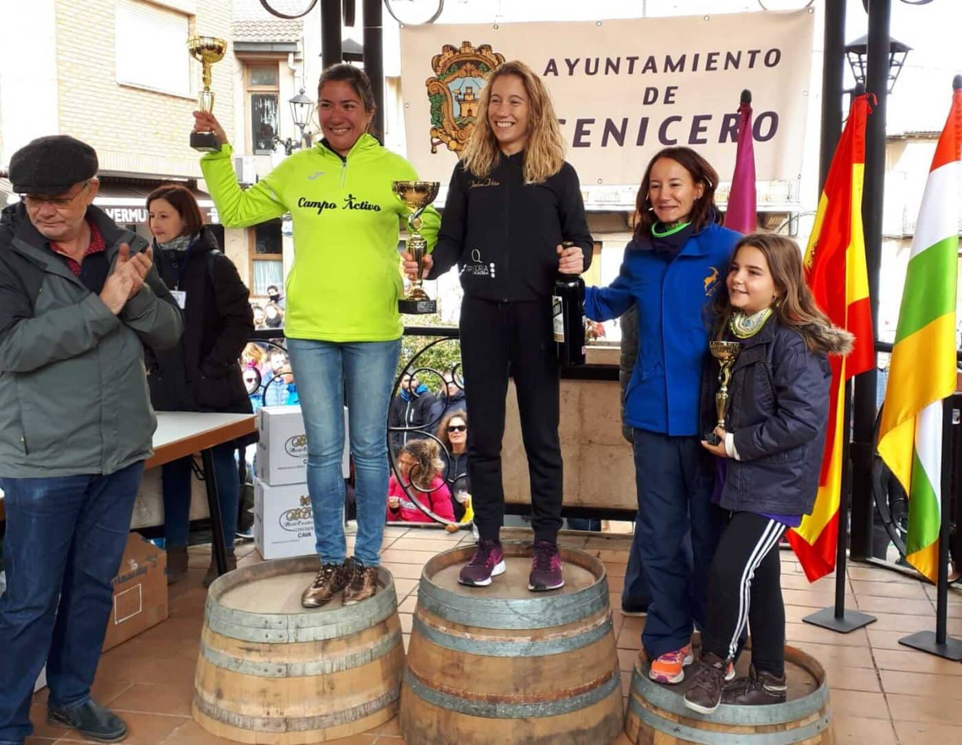 David Martínez y Paula Sanz del Río, ganadores de la Carrera Entre Viñedos Smart 1