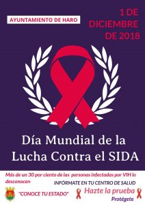 Haro lanza una campaña de sensibilización en el Día Mundial de la Lucha contra el SIDA 1
