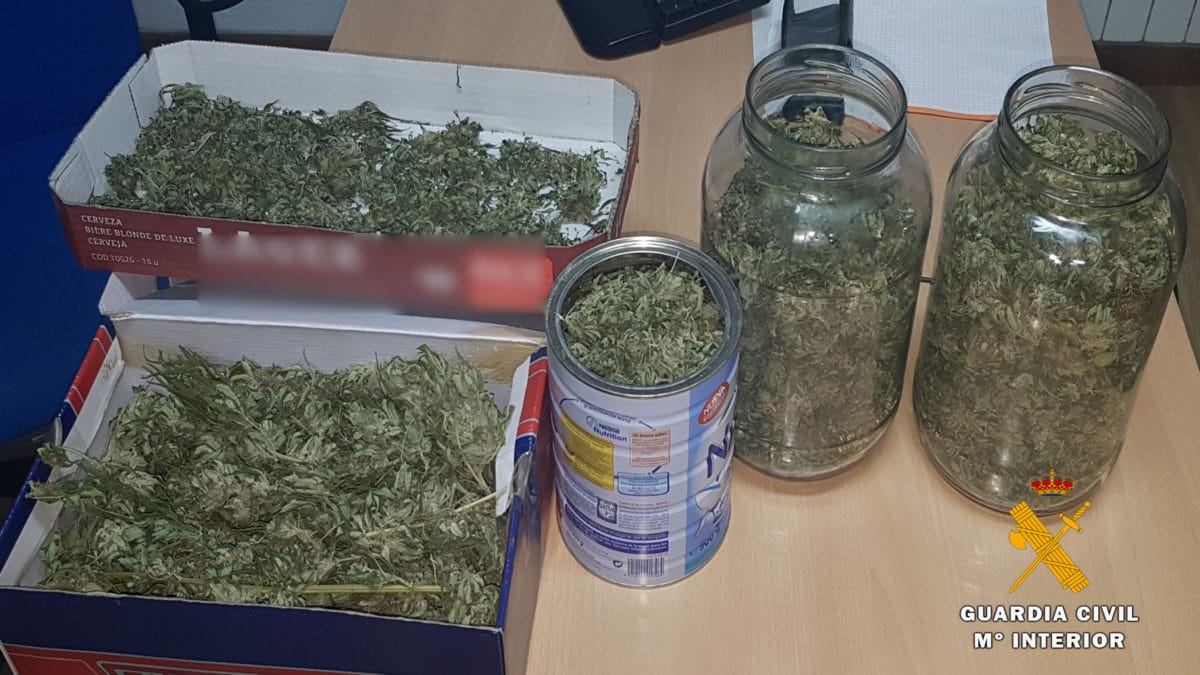 La Guardia Civil detiene a una persona por cultivo y elaboración de droga en Baños de Río Tobía 1