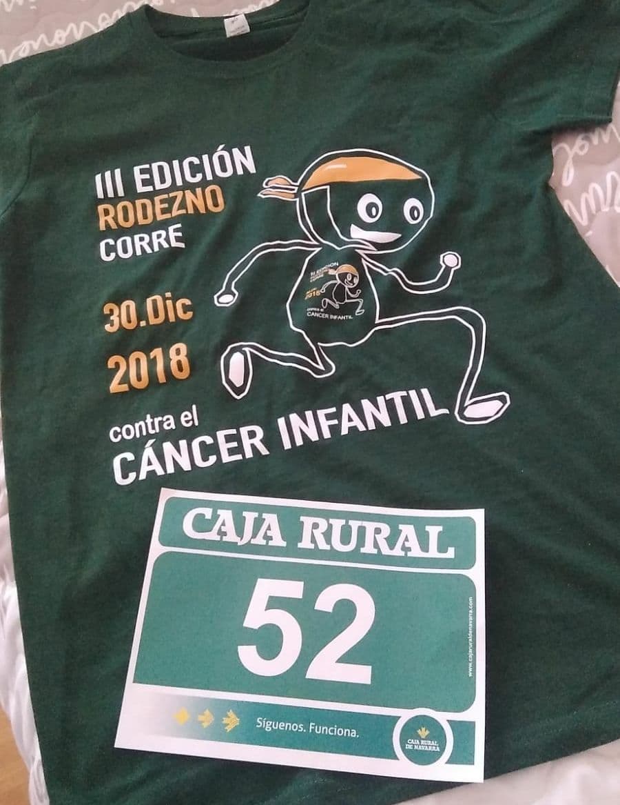 Rodezno sale de nuevo a correr este domingo contra el cáncer infantil 1 Rodezno sale de nuevo a correr este domingo contra el cáncer infantil 1