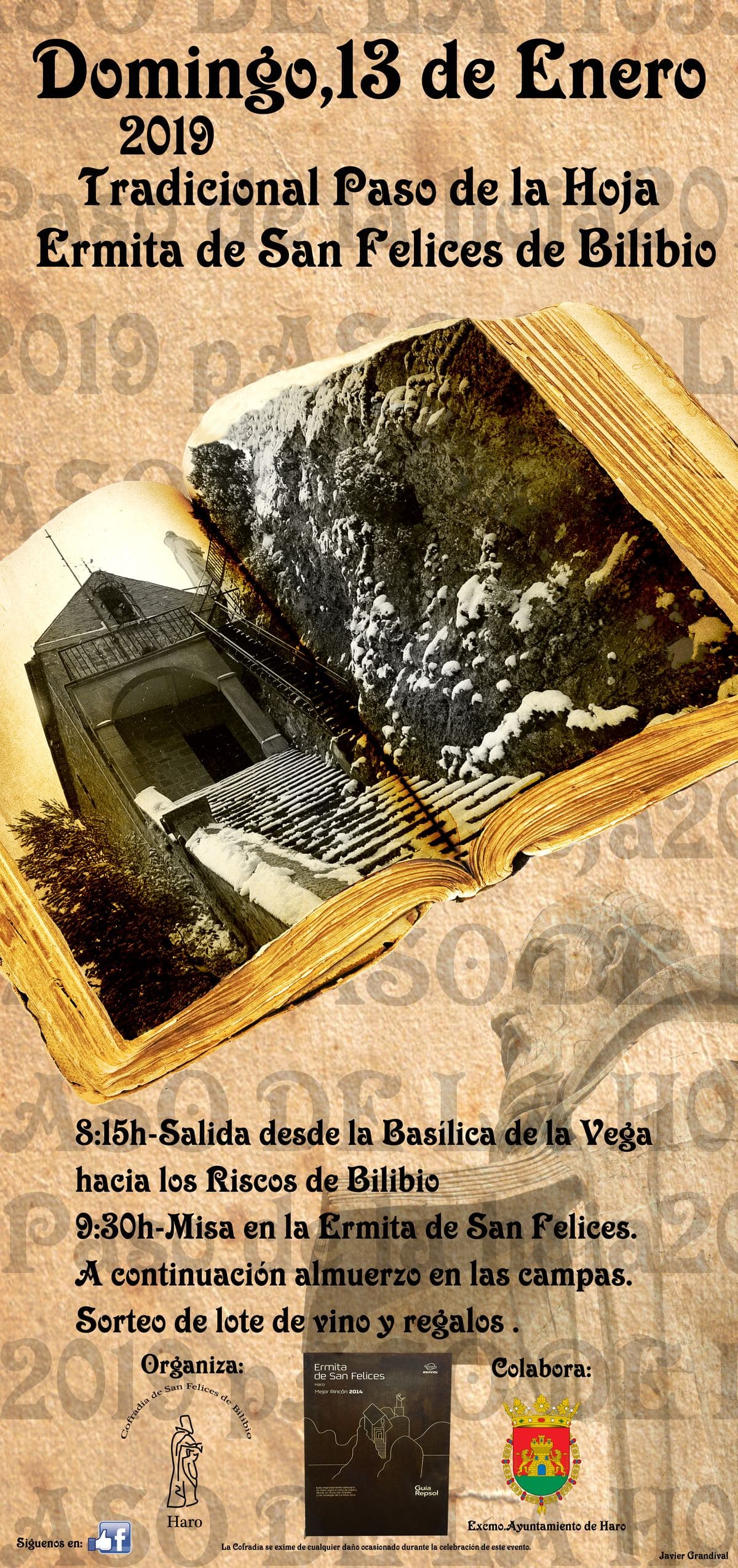 El tradicional Paso de la Hoja, este próximo domingo 1