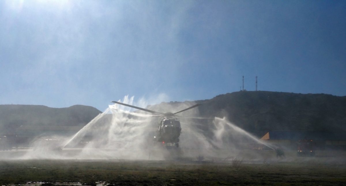 El batallón riojano Bhelma III completa las primeras 3.000 horas de vuelo con el NH-90 2