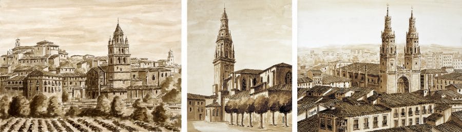 El pintor riojano cede tres de sus obras a la Diócesis de Calahorra y La Calzada-Logroño 1