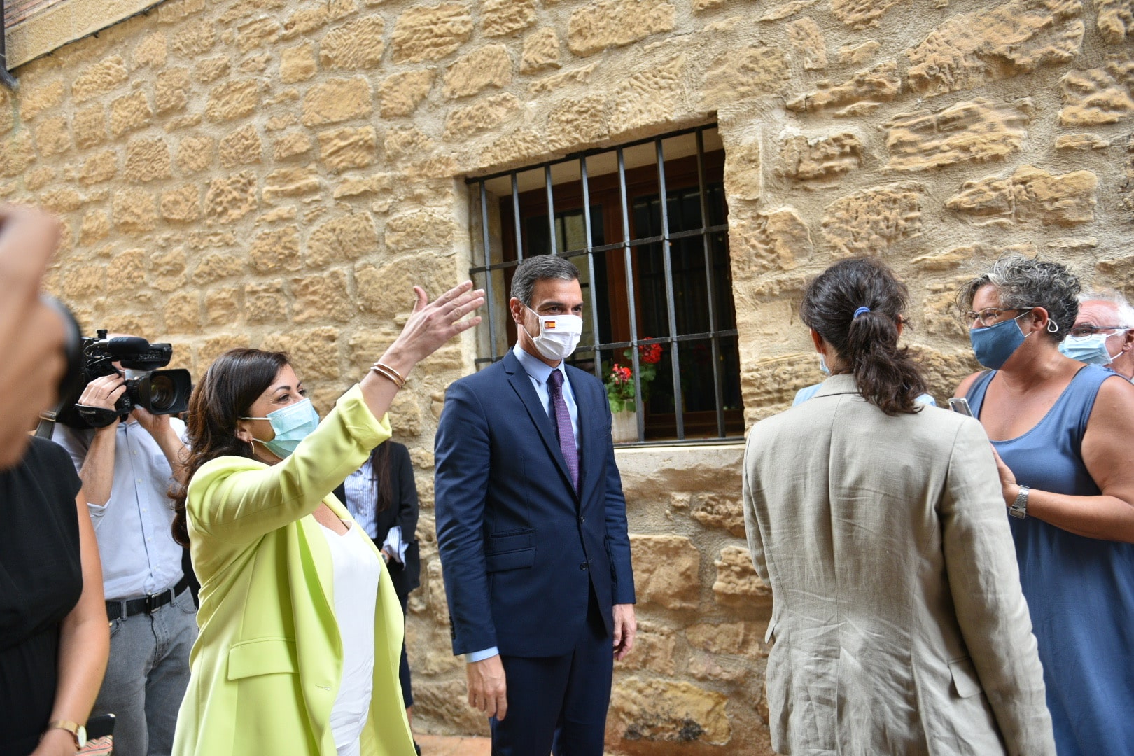 Pedro Sanchez en Briñas