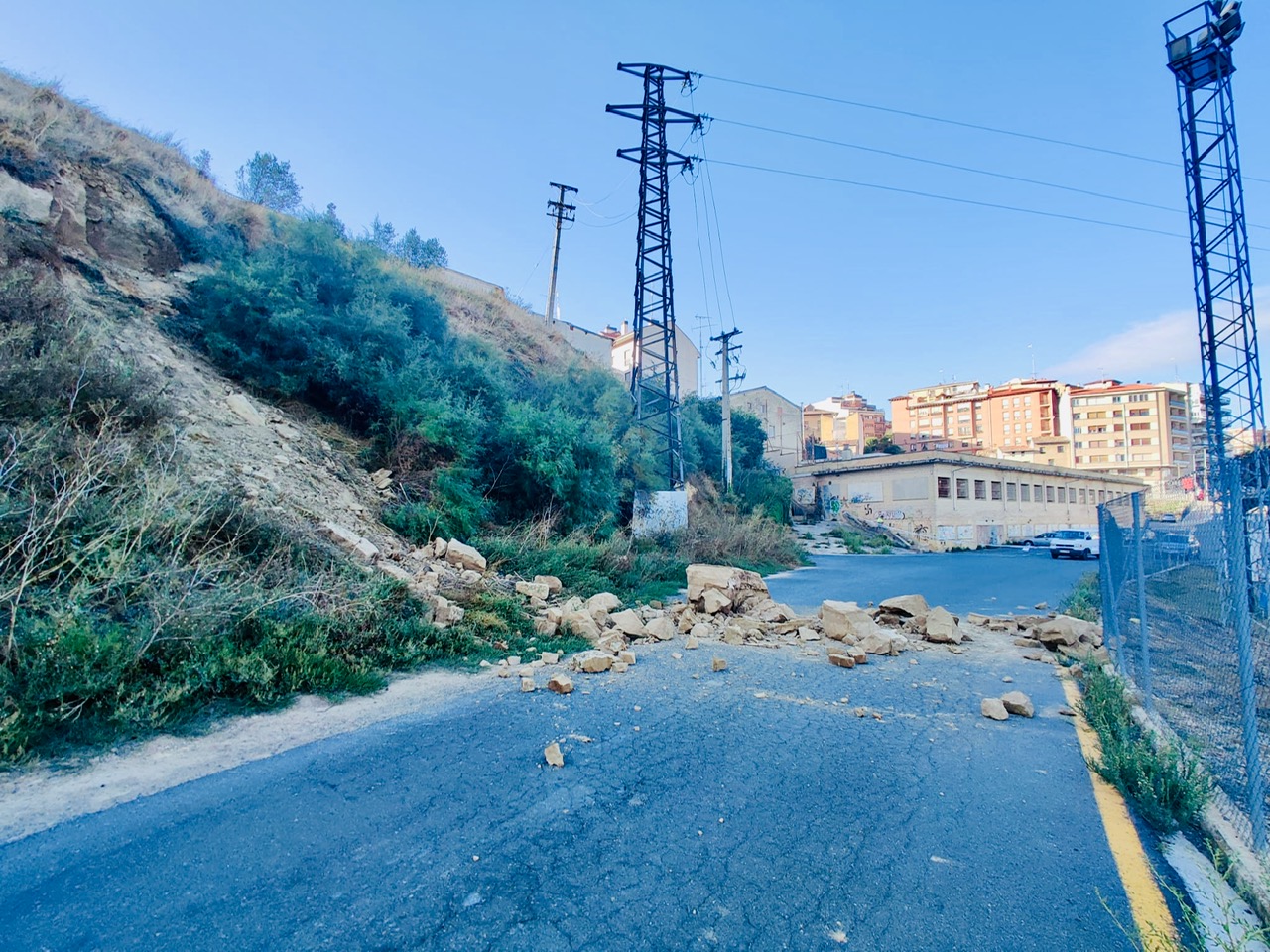 Desprendimiento en el cerro de la Atalaya de Haro 1
