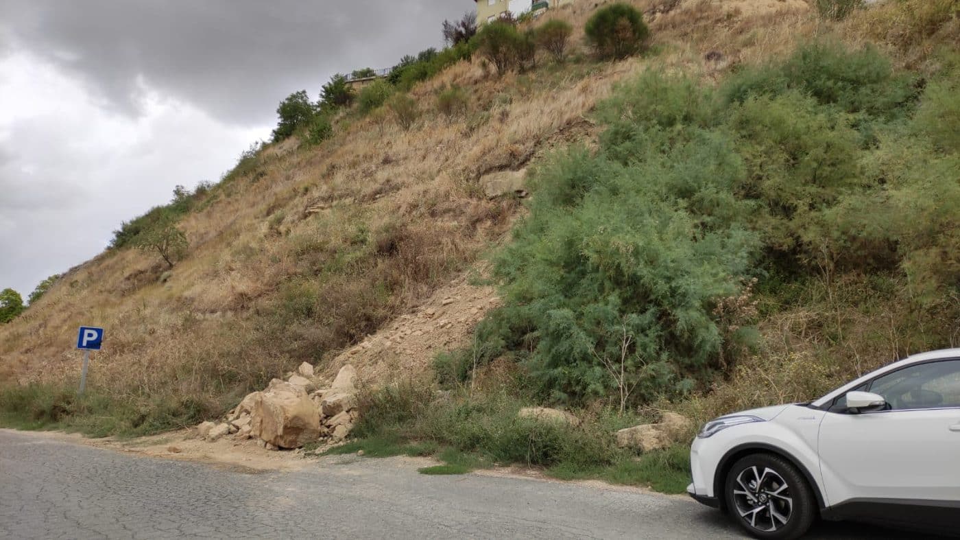 Desprendimiento en el cerro de la Atalaya de Haro 3