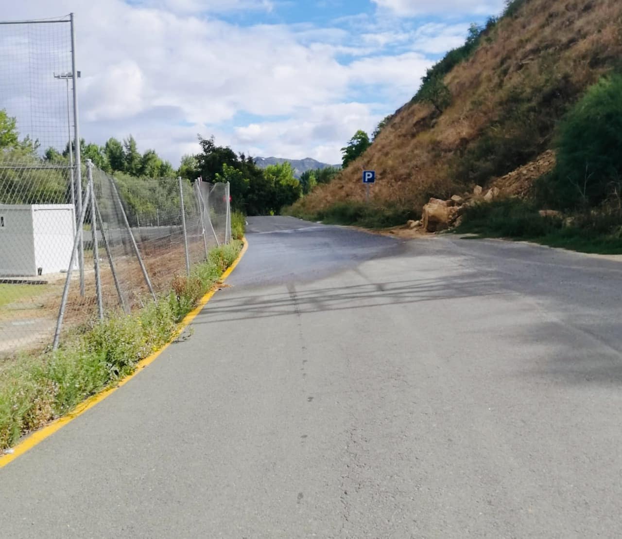 Desprendimiento en el cerro de la Atalaya de Haro 2