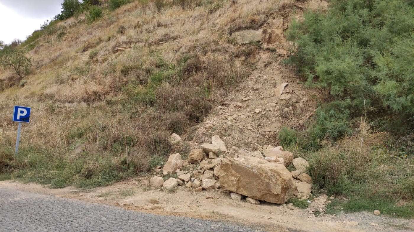 Desprendimiento en el cerro de la Atalaya de Haro 4