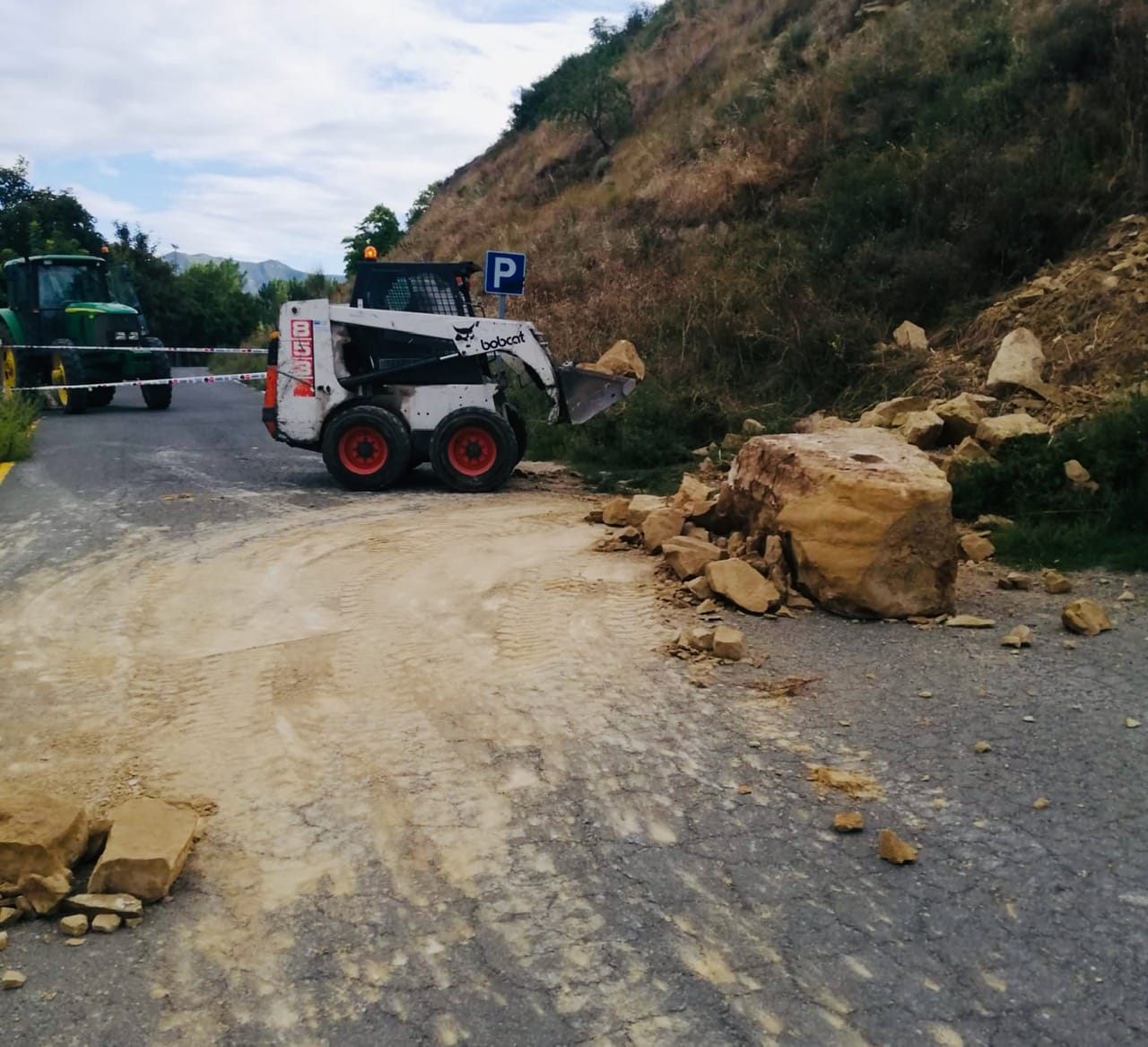 Desprendimiento en el cerro de la Atalaya de Haro 5