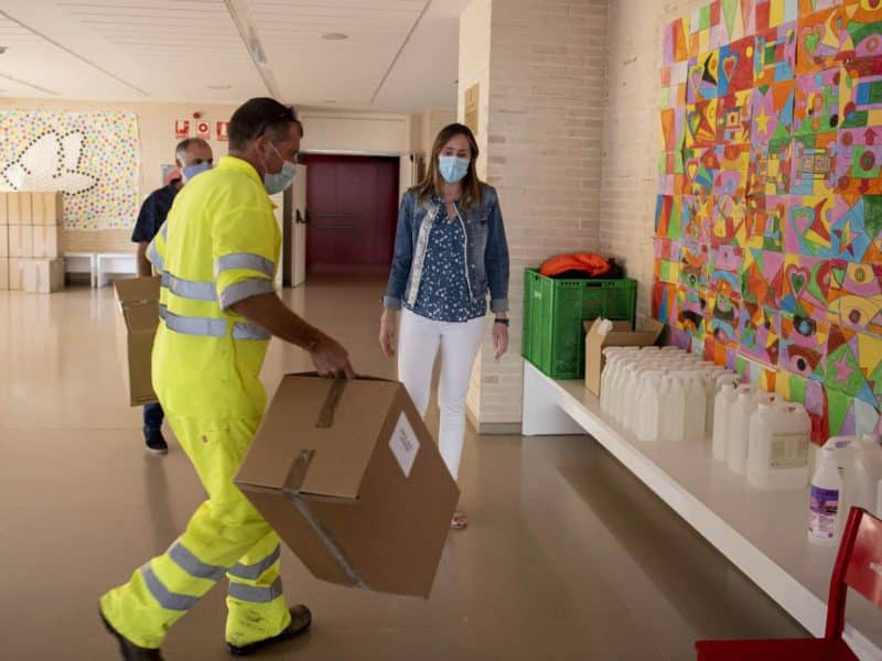 Entrega Material anti-covid