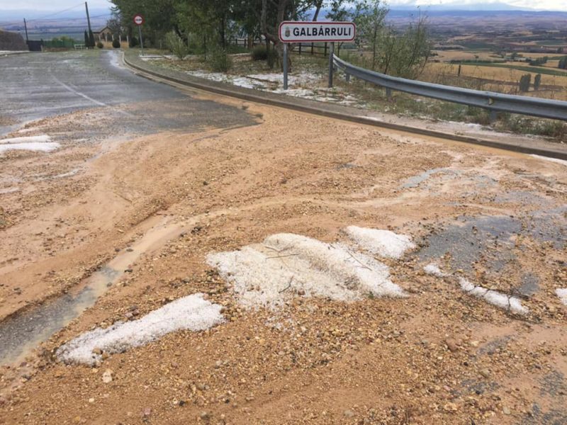tormenta de granizo
