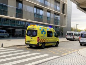 Ambulancia Hospital San Pedro