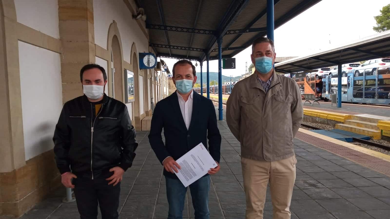 Rueda de prensa Cs Estación de Tren