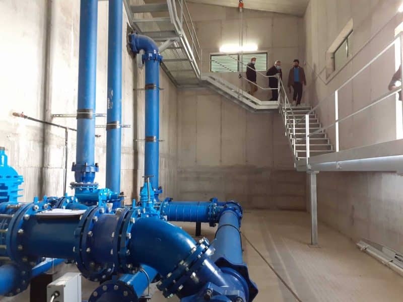 Obra hidráulica en Hormilla