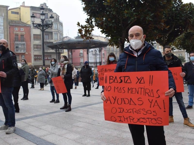 Manifestación de hostelería