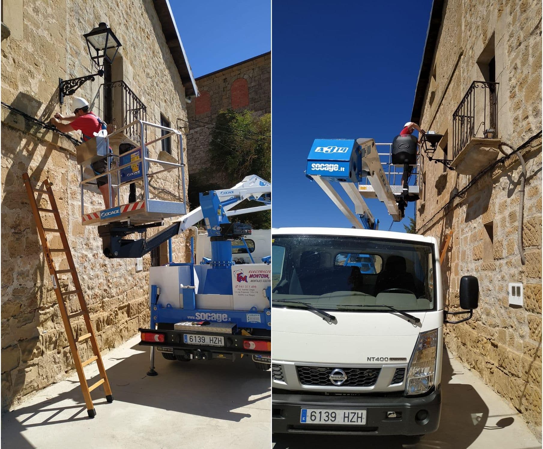 Renovación alumbrado público en Cellorigo