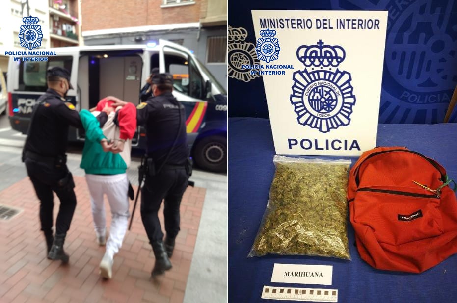 Detenido por tráfico de drogas