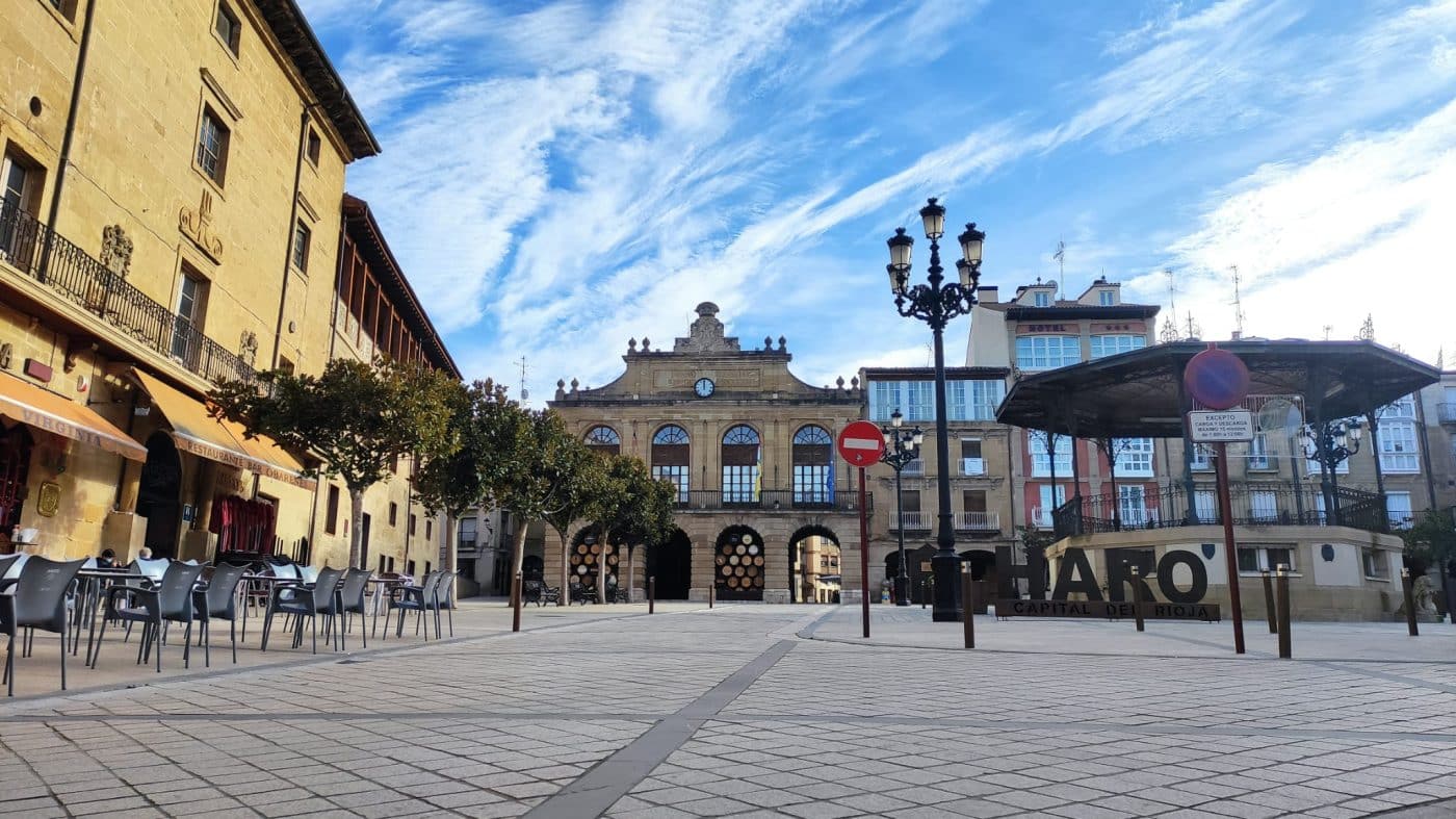 Haro desde la calle Navarra
