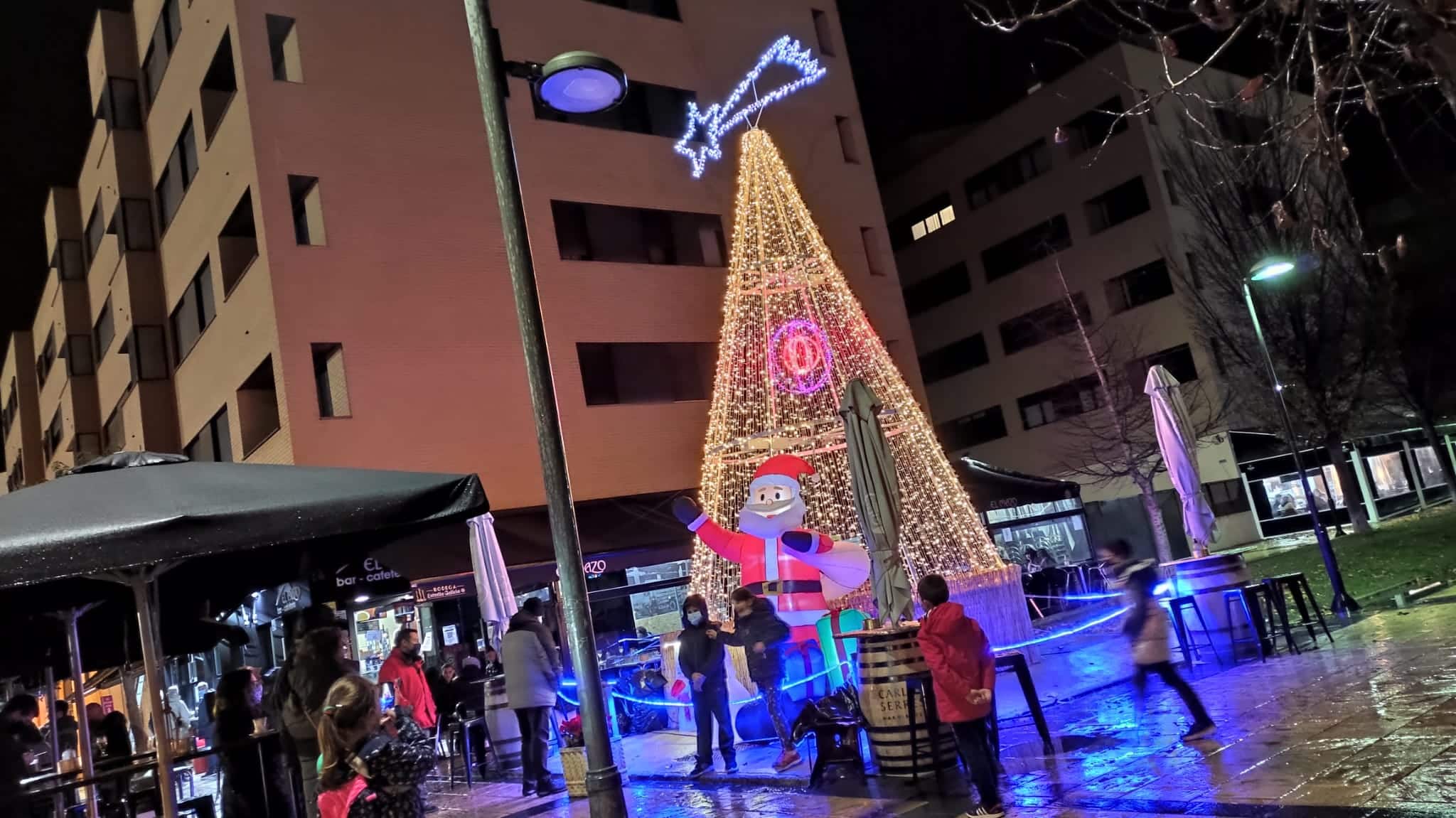 Árbol de Navidad en El Mazo