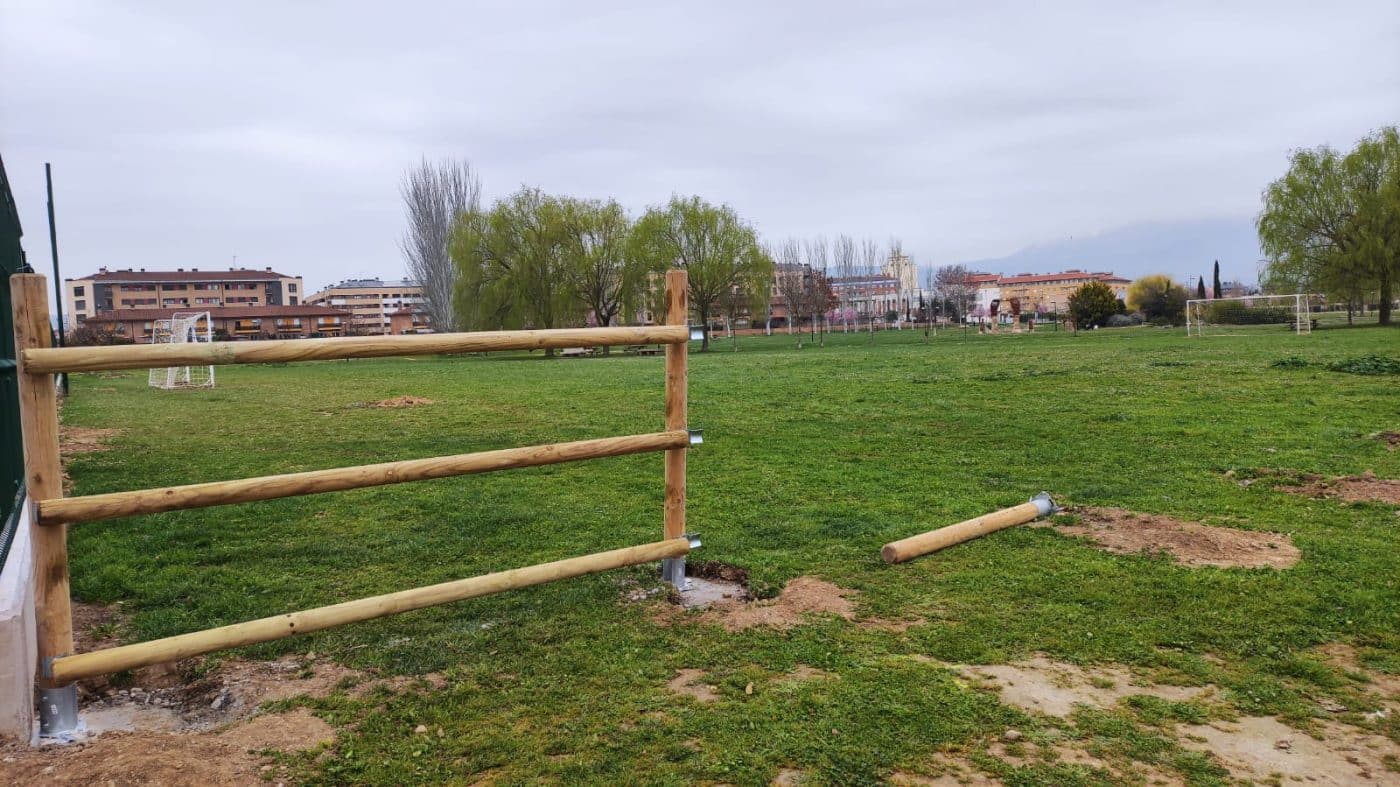 Los campos de fútbol abiertos de El Mazo cogen forma 2
