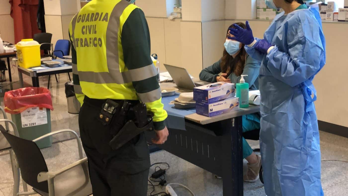 Comienza la vacunación de los agentes de la Guardia Civil en La Rioja 1