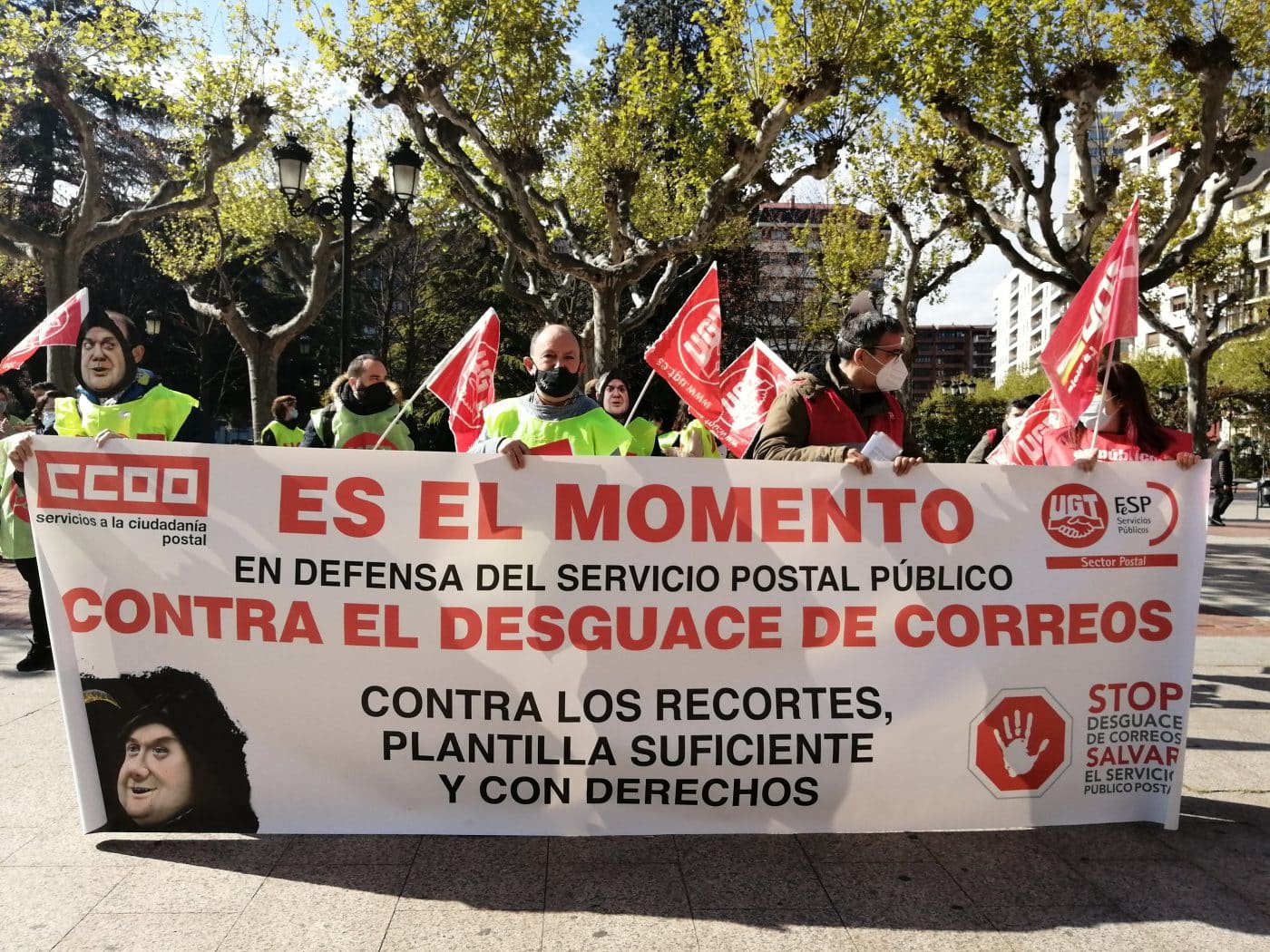 Manifestación Correos