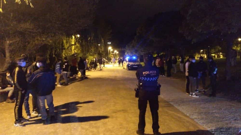 Botellón en Logroño