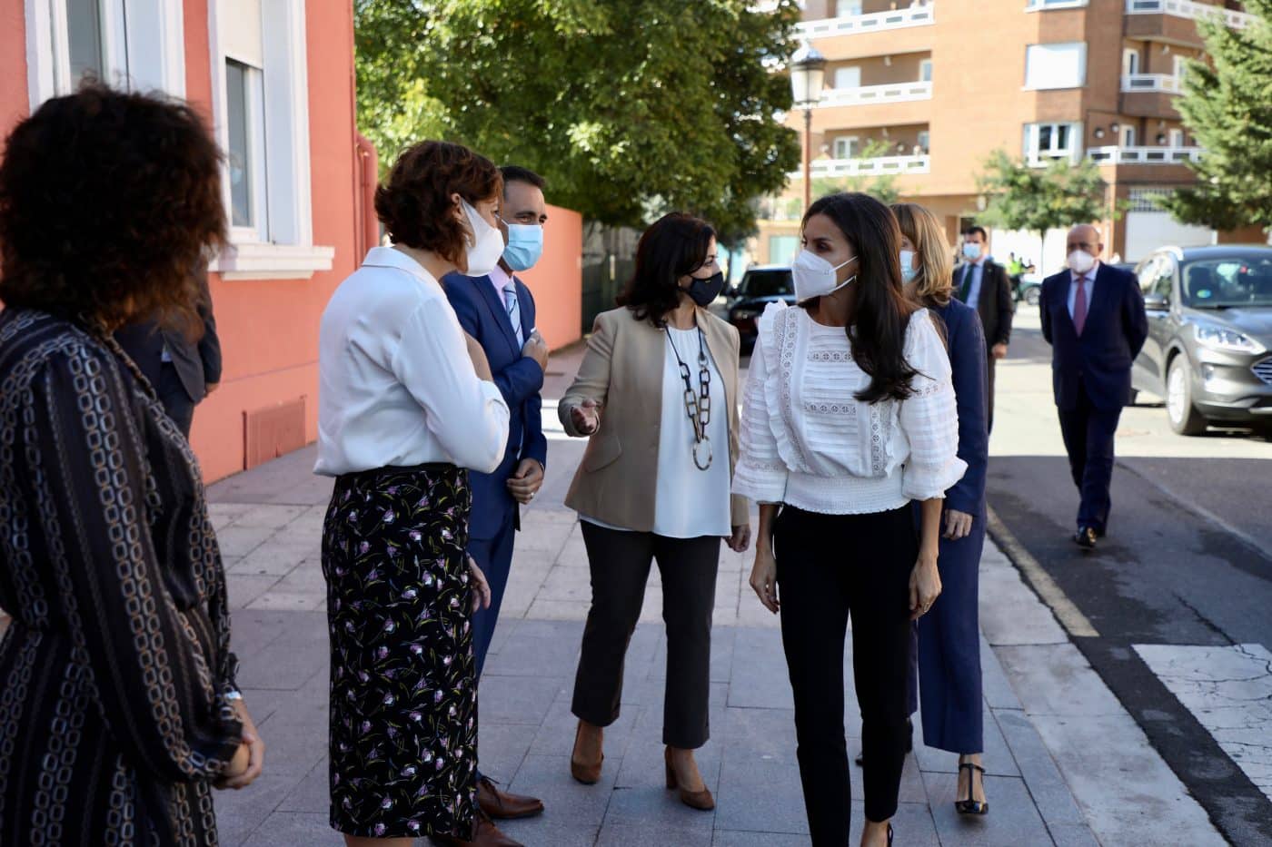 La reina Letizia preside en Haro la apertura del curso de FP 10