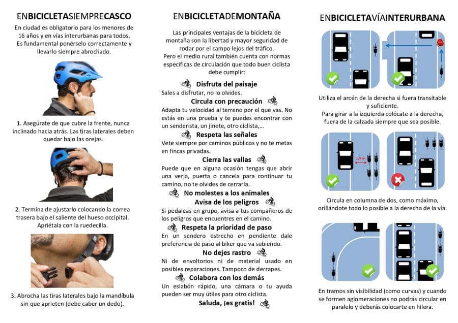 'Pedaleando con cabeza', la nueva campaña de concienciación y vigilancia dirigida a los ciclistas riojanos 2