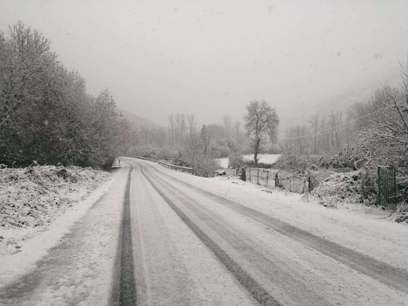 Nieve en Ezcaray