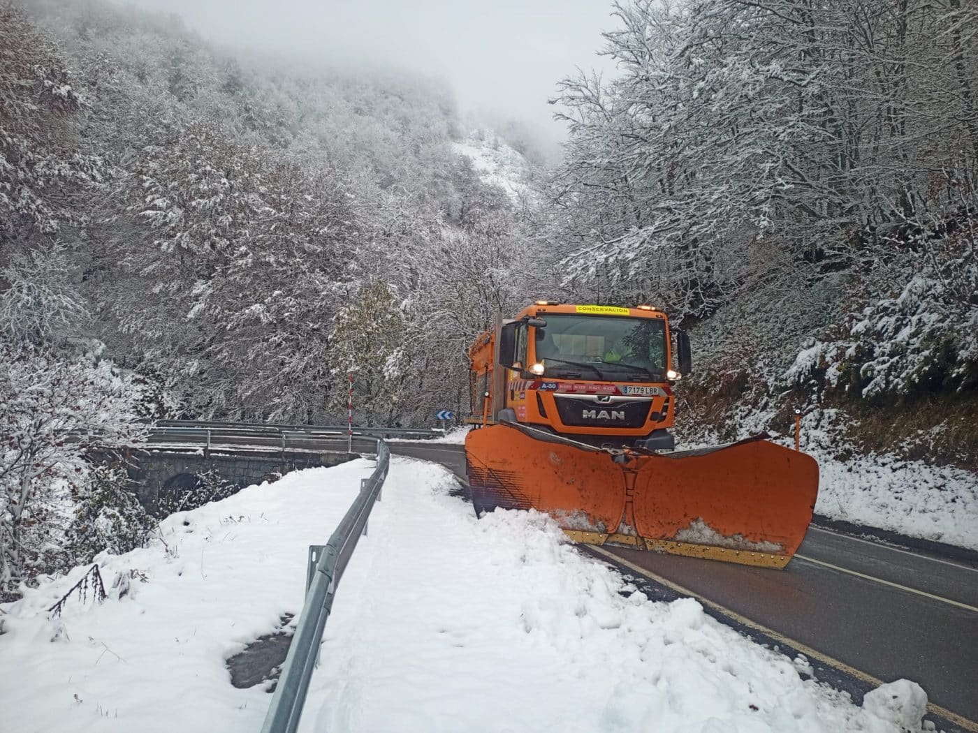 Tráfico evitar las carreteras del norte de la Península